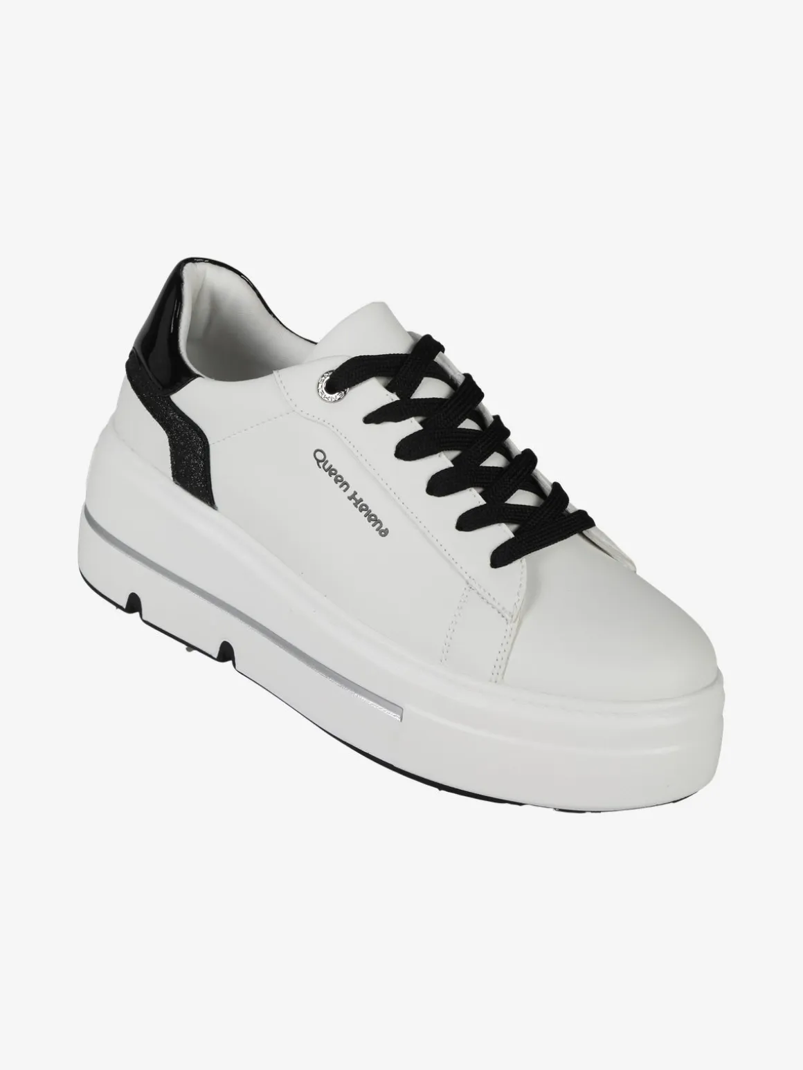 Queen Helena Sneakers donna con platform e glitter