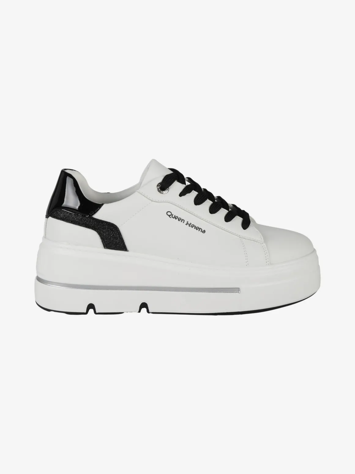 Queen Helena Sneakers donna con platform e glitter