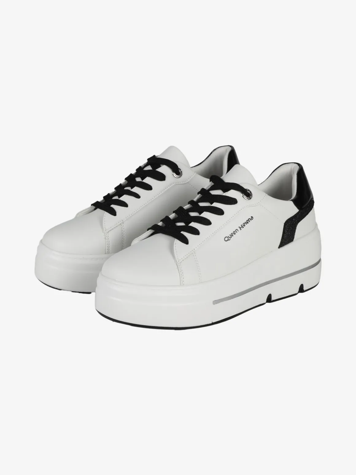 Queen Helena Sneakers donna con platform e glitter
