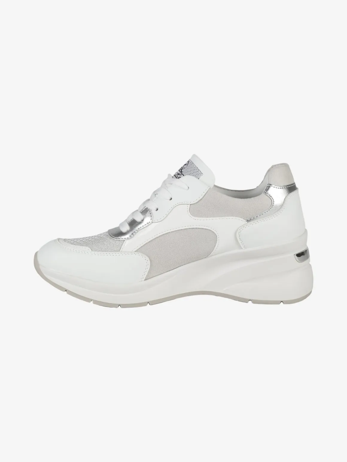 Queen Helena Sneakers donna stringate con zeppa