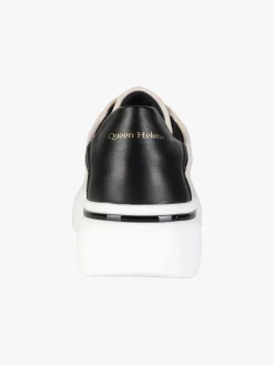 Queen Helena Sneakers donna stringate con suola alta