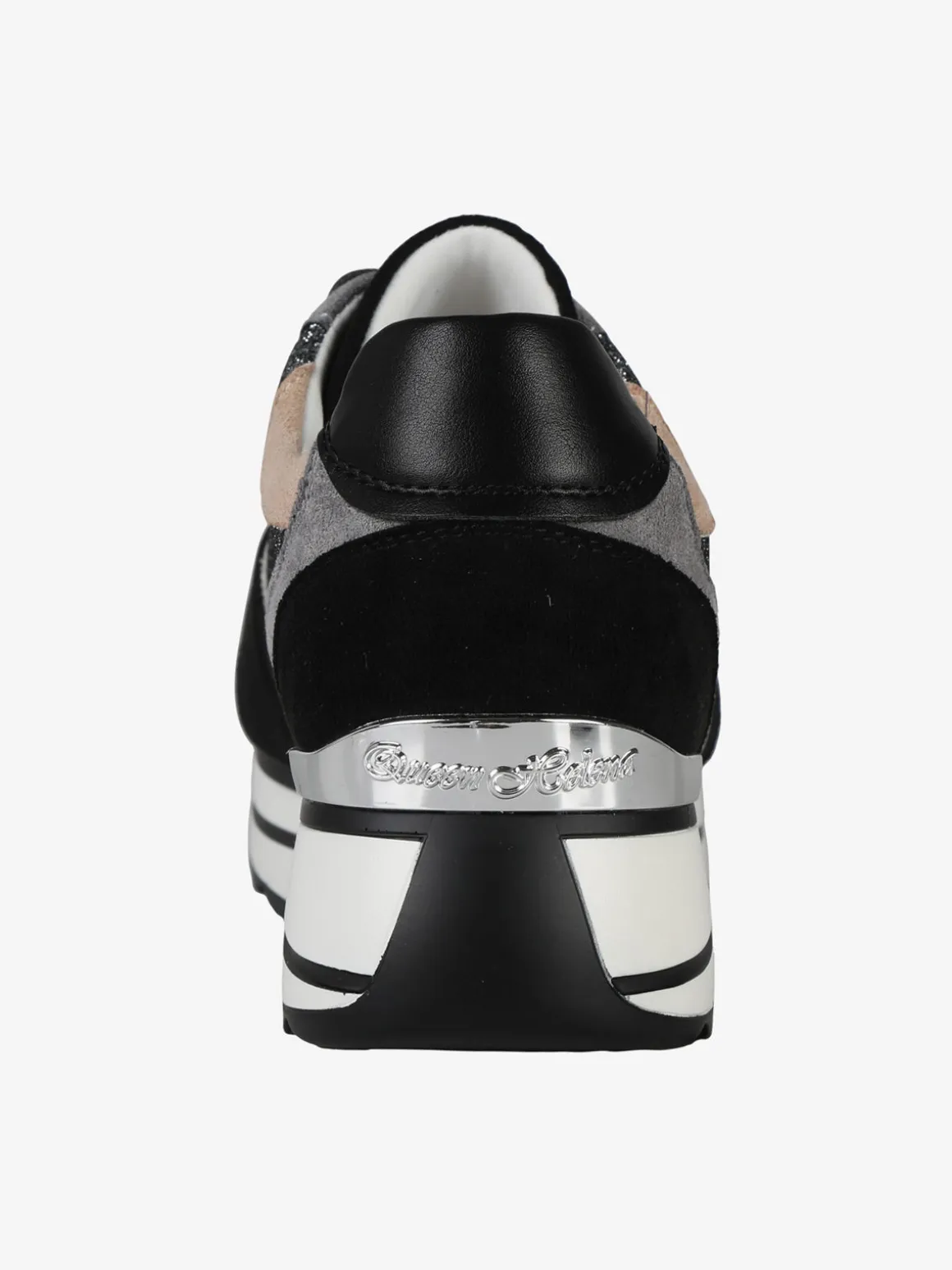 Queen Helena Sneakers donna scamosciate con platform