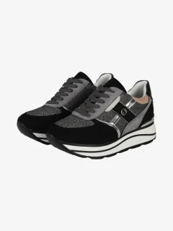 Queen Helena Sneakers donna scamosciate con platform