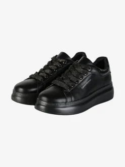 Queen Helena Sneakers donna stringate con platform