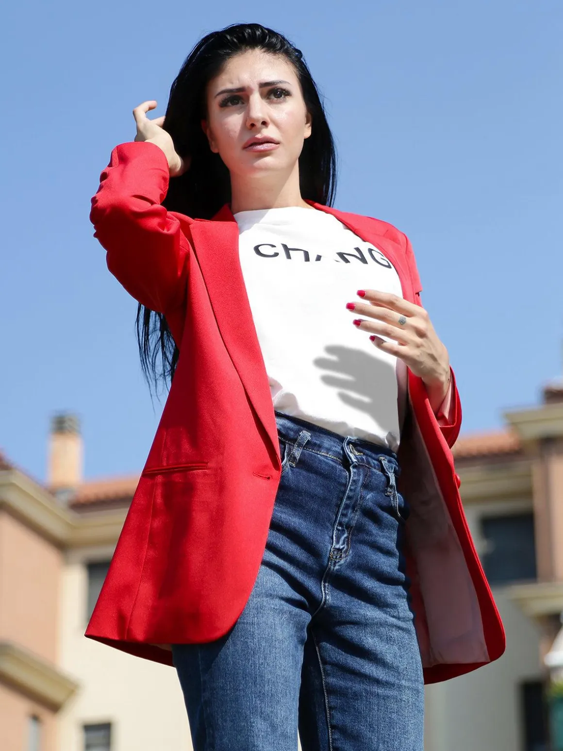 Radaus Blazer donna con bottone