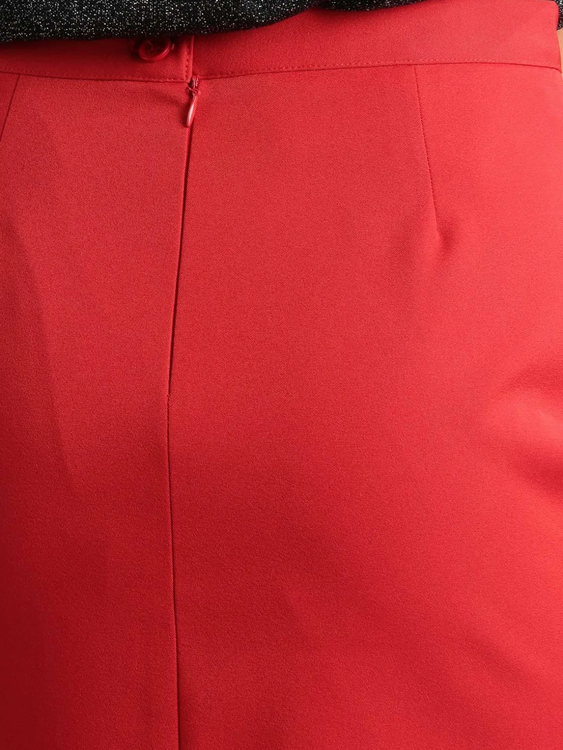 Radaus Gonna longuette donna con spacco - rosso