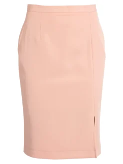 Radaus Gonna longuette donna con spacco - rosa