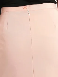 Radaus Gonna longuette donna con spacco - rosa