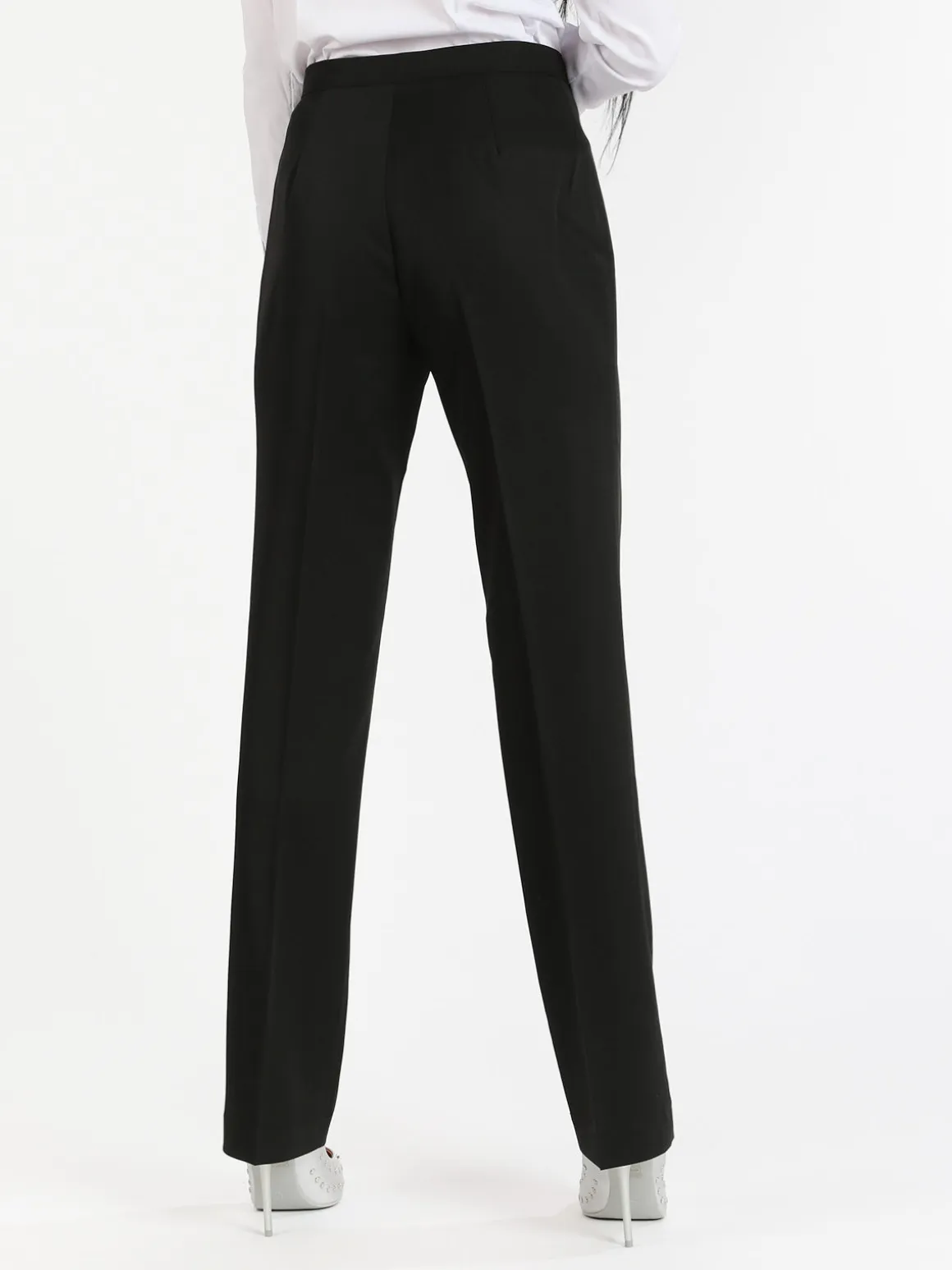 Radaus Pantaloni classici da donna a gamba dritta - nero