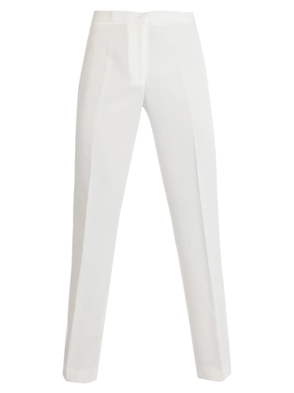 Radaus Pantaloni classici da donna a gamba dritta - bianco