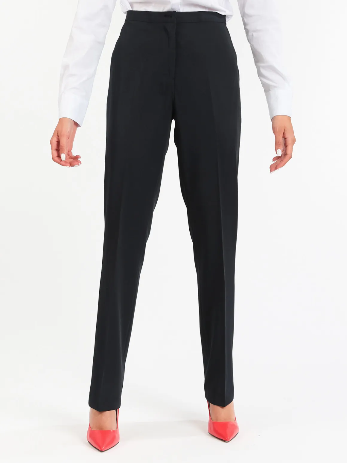 Radaus Pantaloni classici da donna a gamba dritta - blu scuro