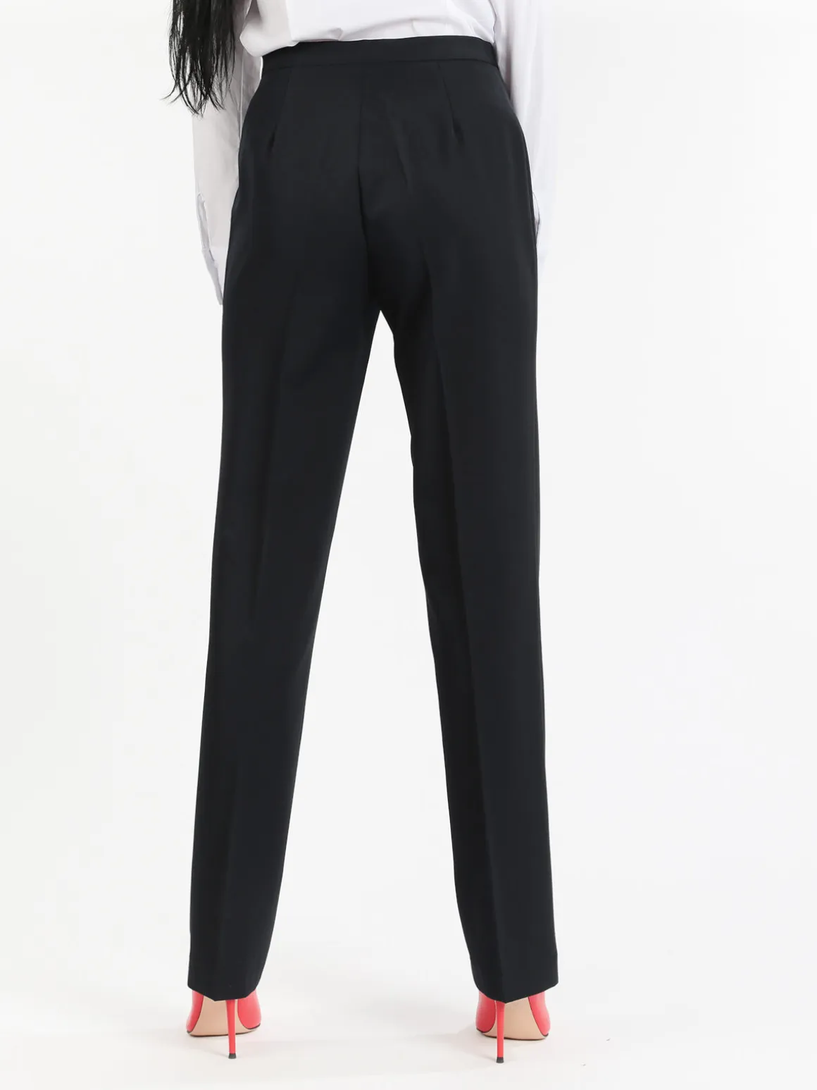 Radaus Pantaloni classici da donna a gamba dritta - blu scuro
