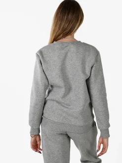 Raggi Lunari Felpa girocollo pesante da donna - grigio
