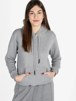 Raggi Lunari Felpa pesante da donna con cappuccio