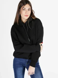 Raggi Lunari Felpa pesante da donna con cappuccio