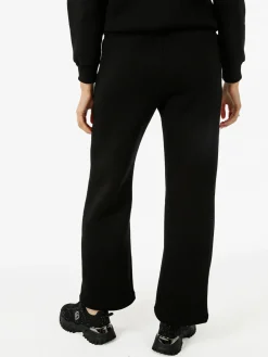 Raggi Lunari Pantaloni da donna in felpa a gamba larga con coulisse - nero