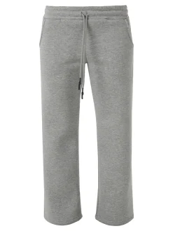 Raggi Lunari Pantaloni da donna in felpa a gamba larga con coulisse - grigio