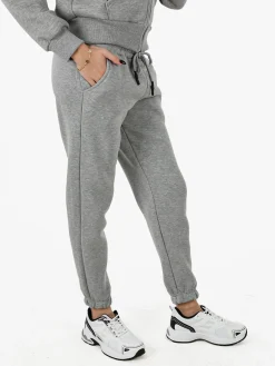 Raggi Lunari Pantaloni tuta da donna felpati con coulisse - grigio