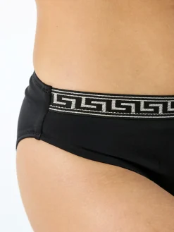 Rai7 Bikini donna a triangolo con fascia greca e slip - marrone