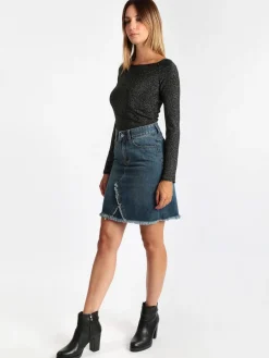 Redseventy Gonna di jeans midi