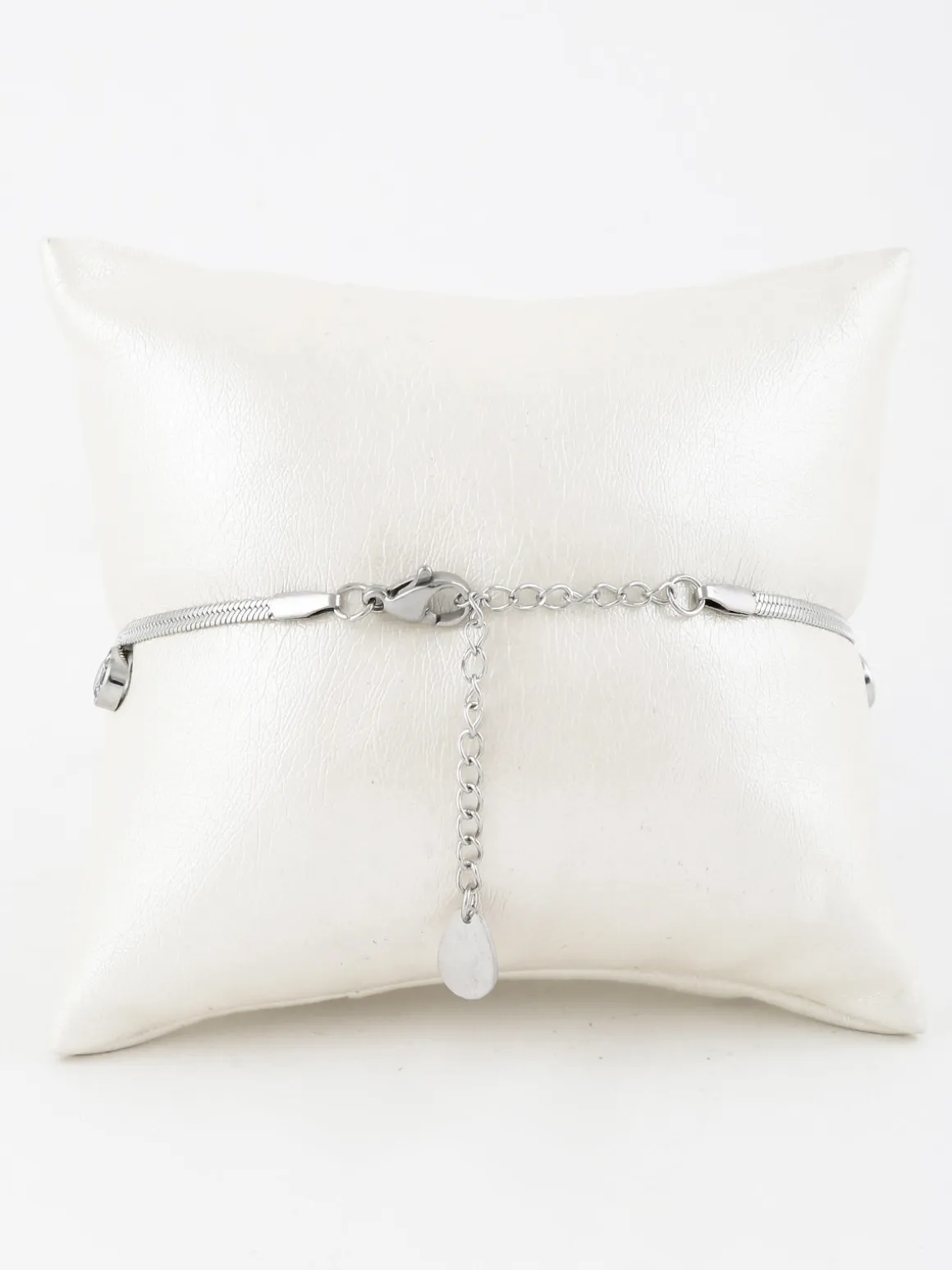 Rejena Bracciale piatto con strass