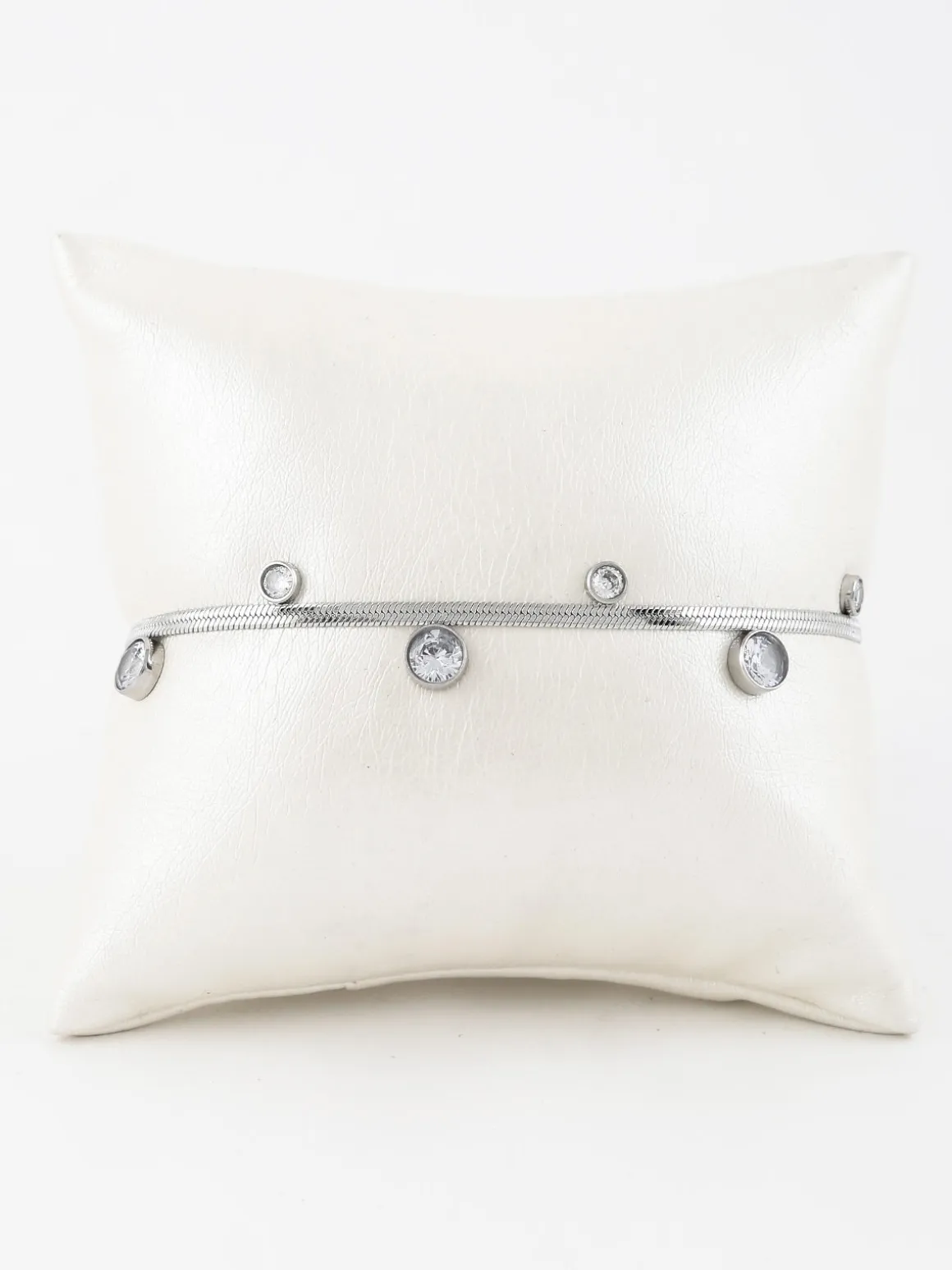 Rejena Bracciale piatto con strass