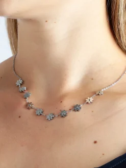 Rejena Collana donna con fiori
