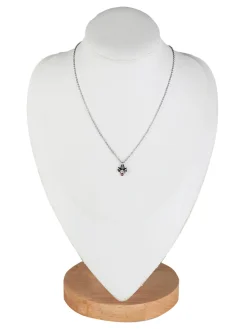 Rejena Collana donna in maglia sottile con charm renna