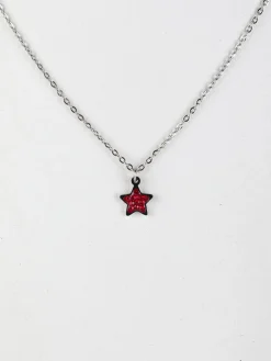 Rejena Collana sottile da donna con charm stella