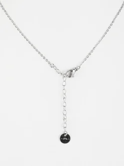 Rejena Collana sottile da donna con charm ghiaccio
