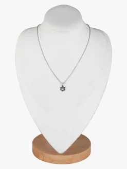 Rejena Collana sottile da donna con charm ghiaccio