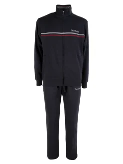 Renato Balestra Completo tuta da uomo 2 pezzi con felpa zip e pantaloni - blu scuro