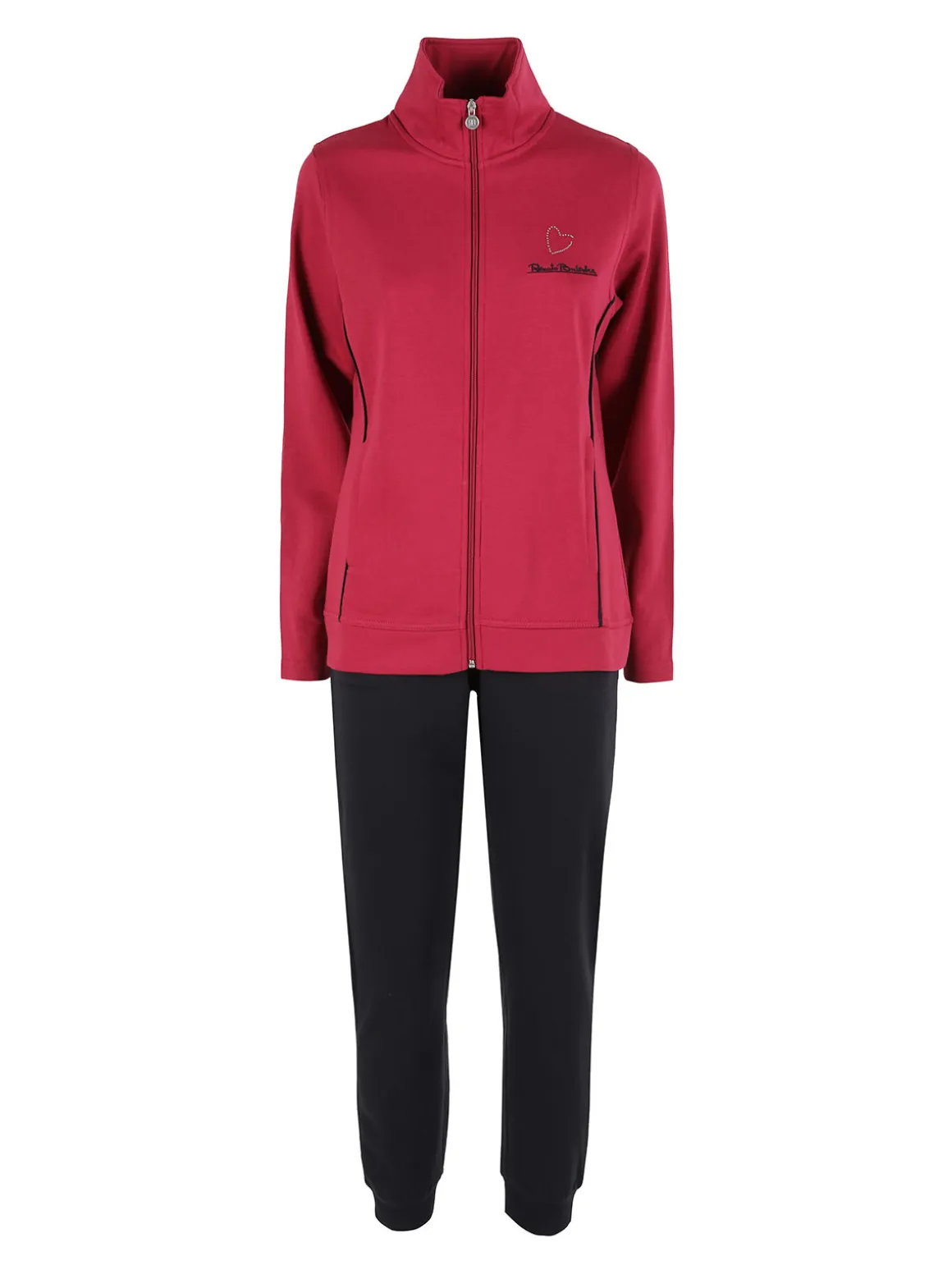 Renato Balestra Completo tuta donna 2 pezzi con felpa e pantaloni - bordeaux