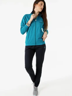 Renato Balestra Completo tuta 2 pezzi full zip in cotone - ottanio
