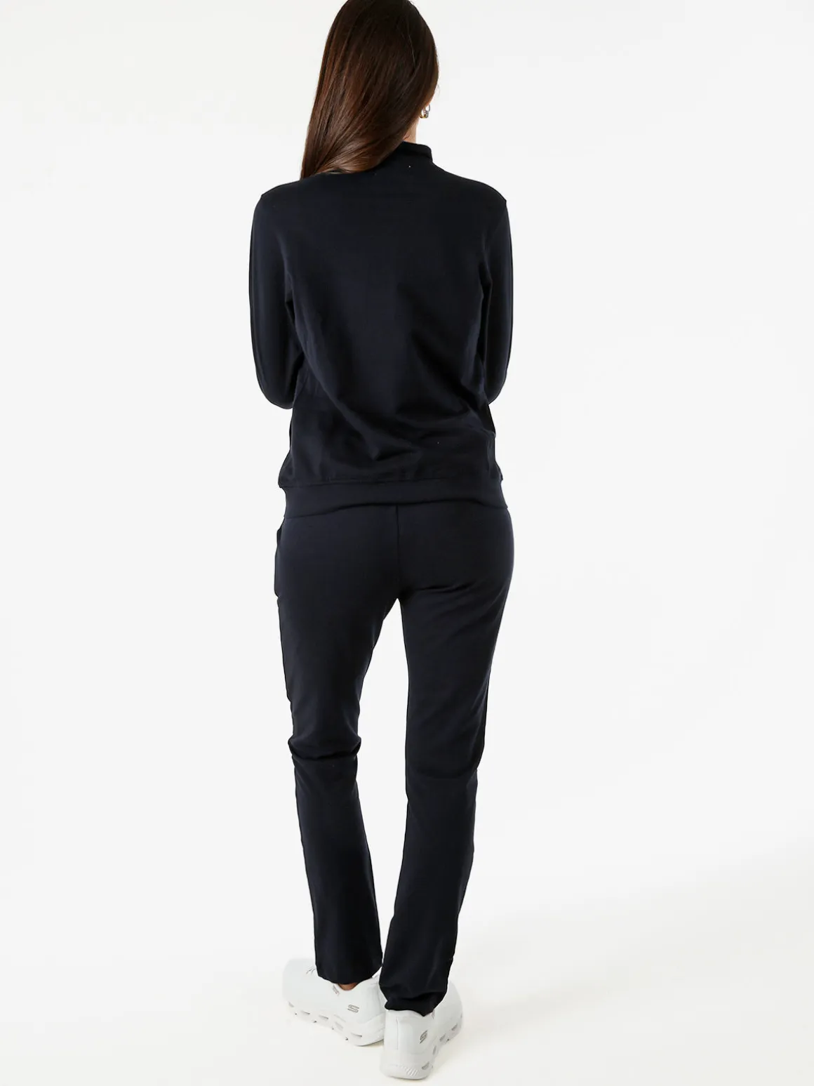 Renato Balestra Completo tuta 2 pezzi full zip in cotone - blu scuro