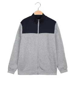 Renato Balestra Felpa da bambino full zip con strisce sulle maniche