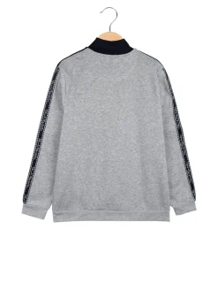 Renato Balestra Felpa da bambino full zip con strisce sulle maniche