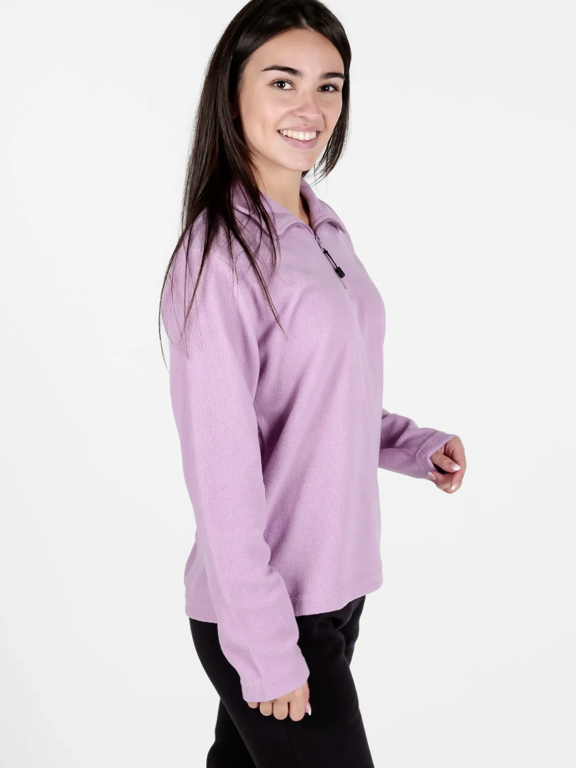 Renato Balestra Felpa donna in pile a mezza zip