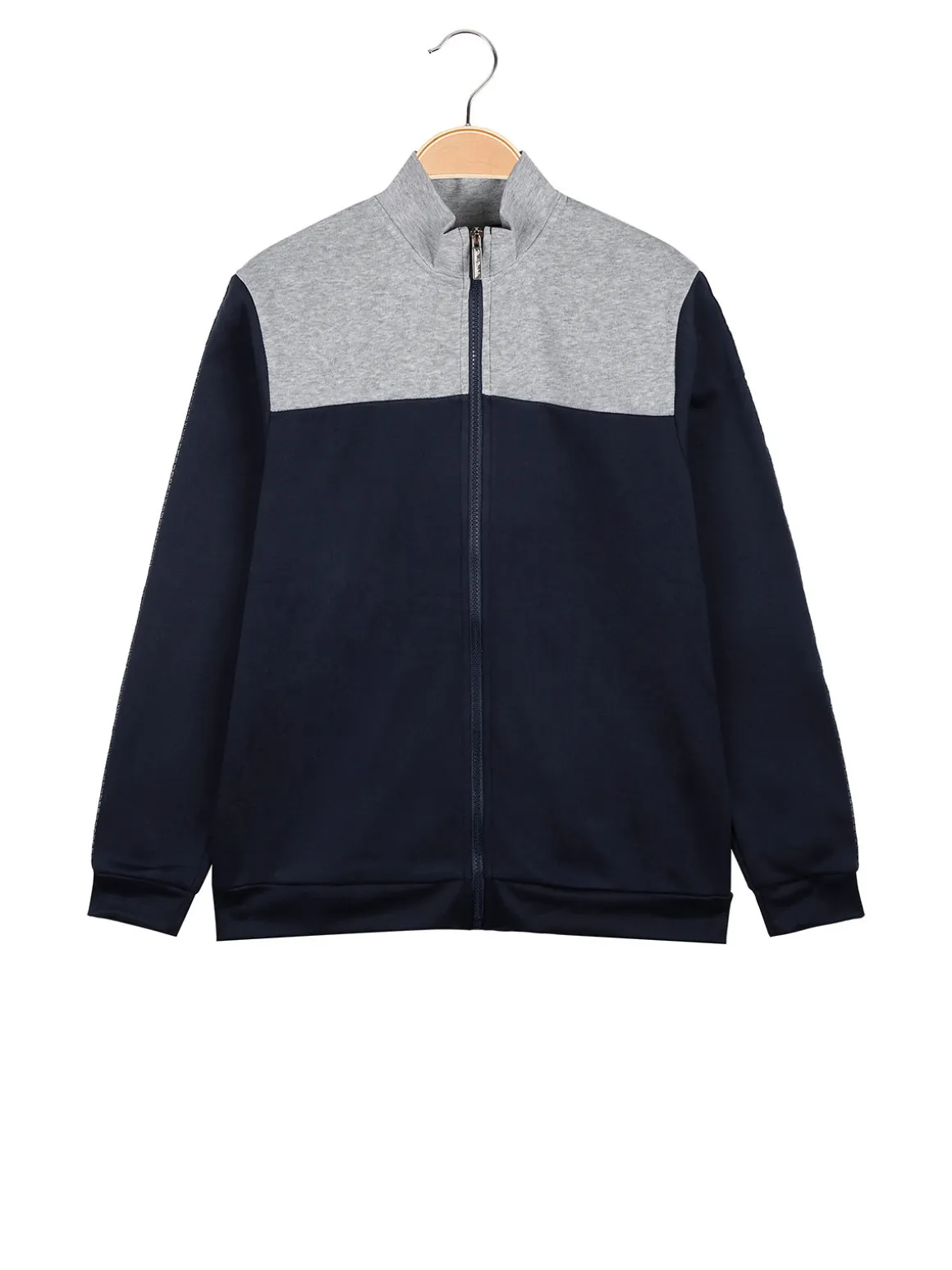 Renato Balestra Felpa pesante da ragazzo full zip con strisce sulle maniche