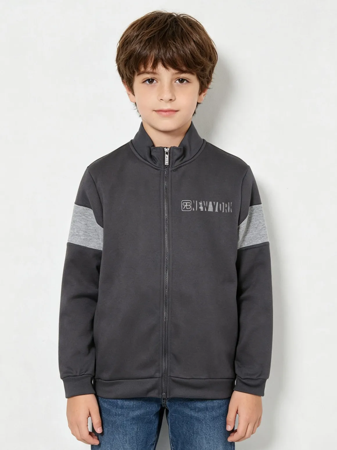 Renato Balestra Felpa pesante da ragazzo full zip