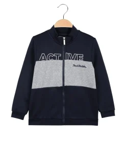 Renato Balestra Felpa pesante da bambino full zip multicolore