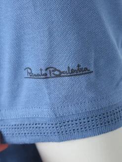 Renato Balestra Polo da uomo in cotone a maniche corte - blu