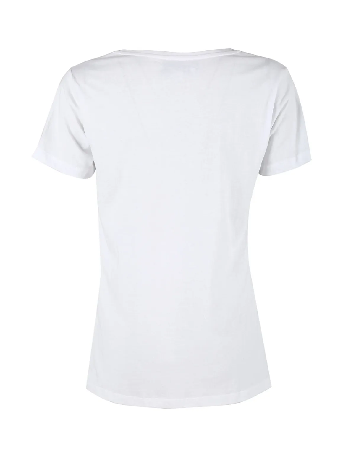 Renato Balestra T-shirt girocollo da donna in cotone bielastico con scritta