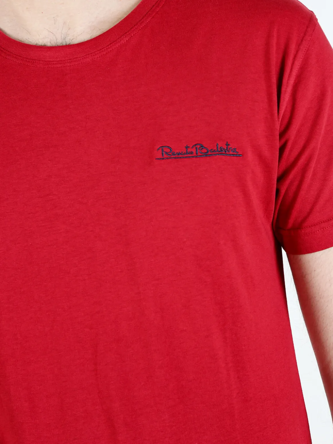 Renato Balestra T-shirt girocollo da uomo in cotone