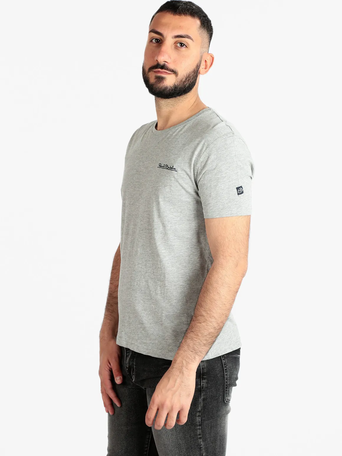 Renato Balestra T-shirt girocollo da uomo in cotone