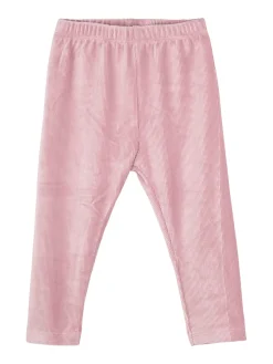 Re Panda Completo lungo da neonata con maglietta e leggings in velluto a costine - bianco