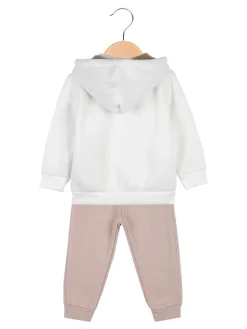 Re Panda Completo tuta da neonata 3 pezzi con cappuccio e zip