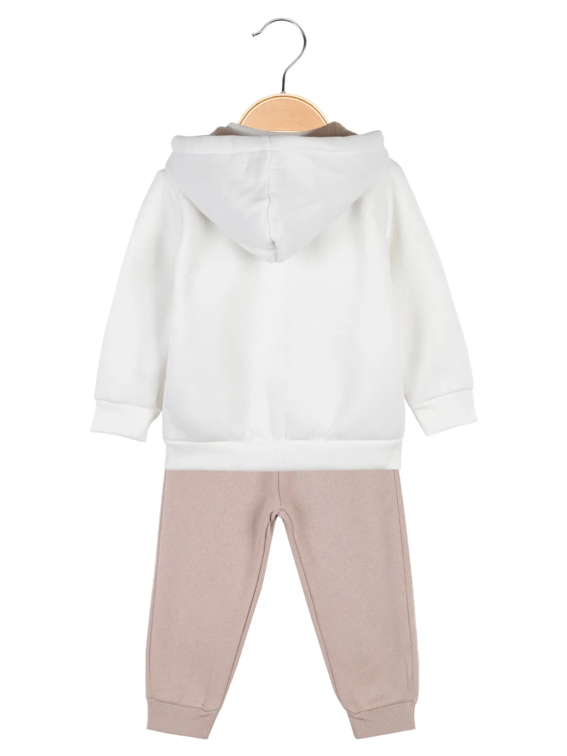 Re Panda Completo tuta da neonata 3 pezzi con cappuccio e zip