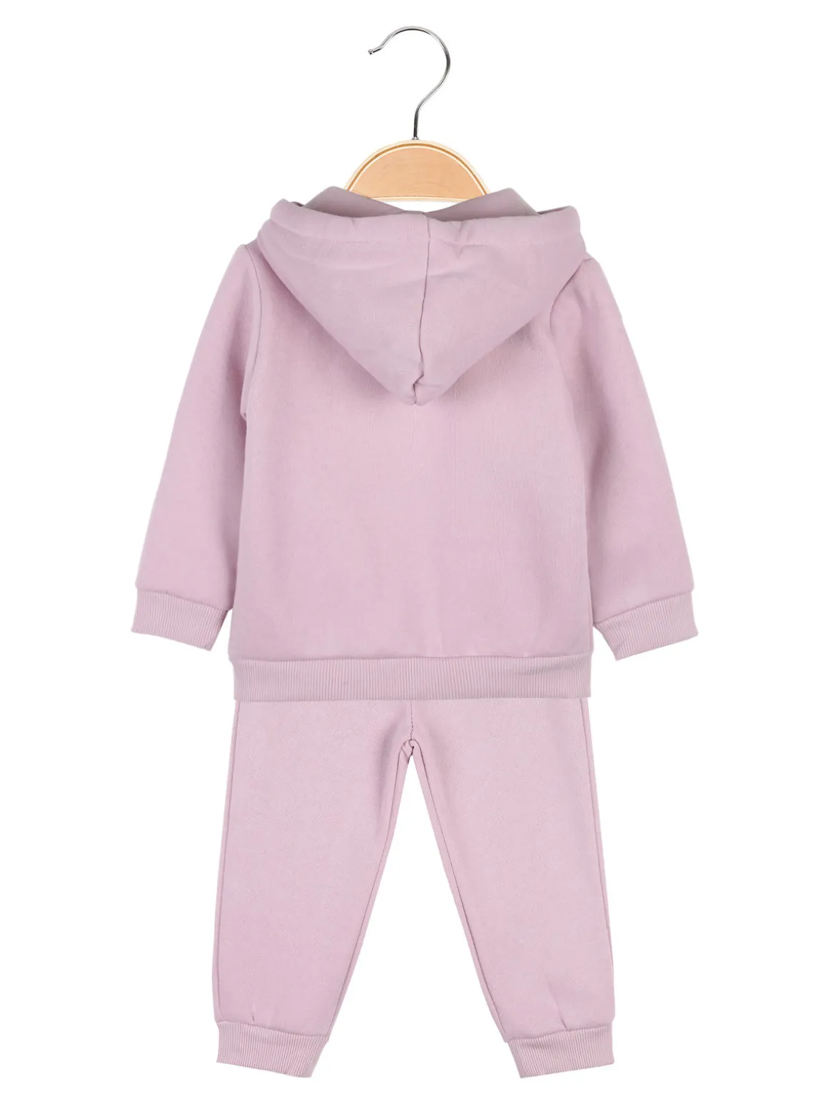 Re Panda Completo tuta da neonata 3 pezzi con cappuccio e zip