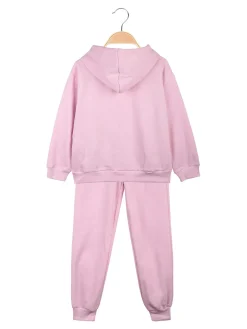 Re Panda Completo tuta 2 pezzi da bambina con cappuccio